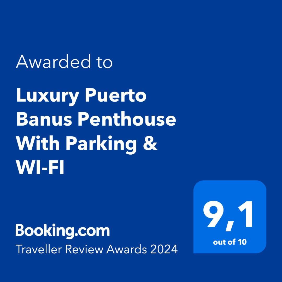 Apartament Luxury Puerto Banus Penthouse With Parking & Wi-Fi Marbella Zewnętrze zdjęcie